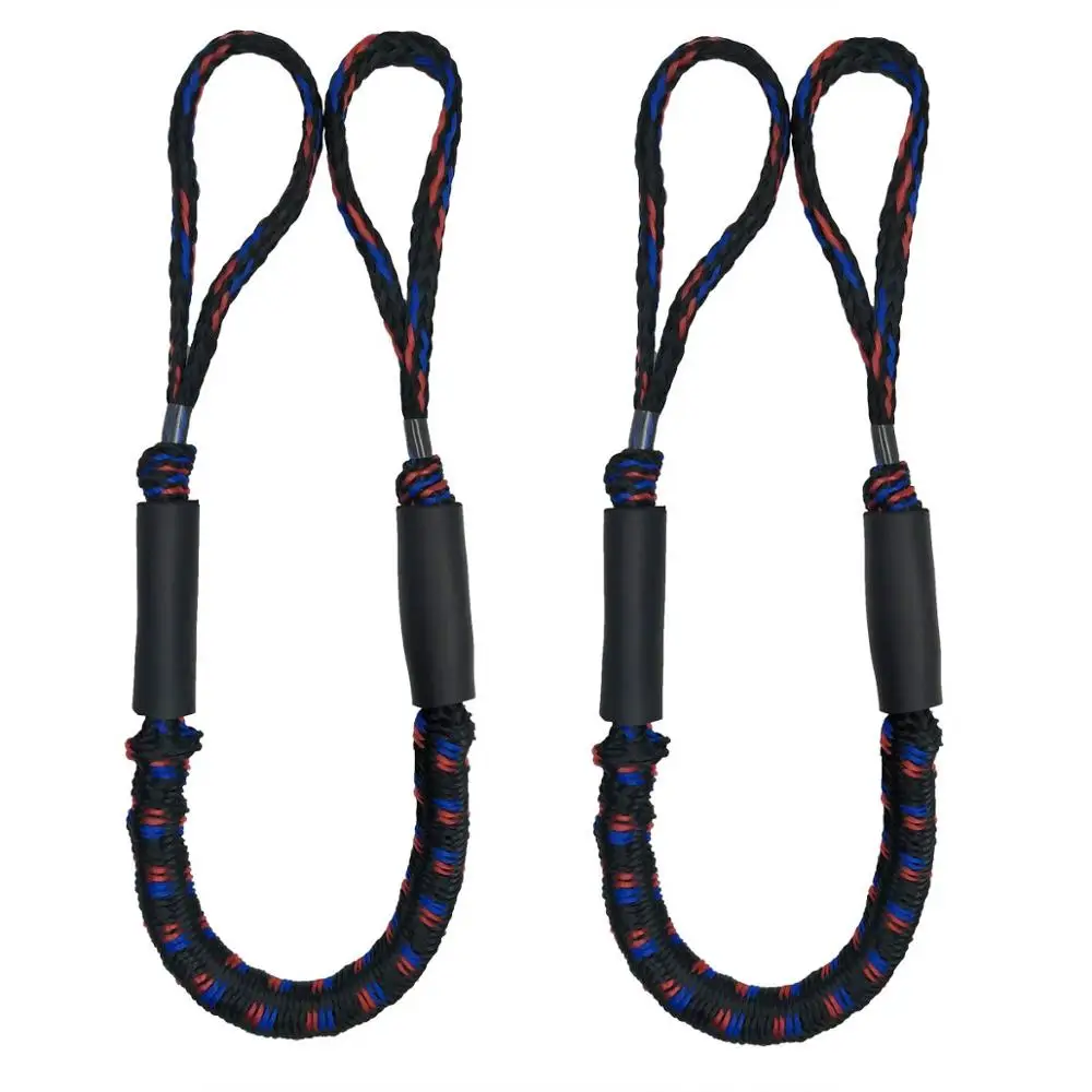Anchor Bungee Dock Line Absorbs Shock To Anchors and Docks Stretches Mooring Rope For Boats 4/5/6 Feet