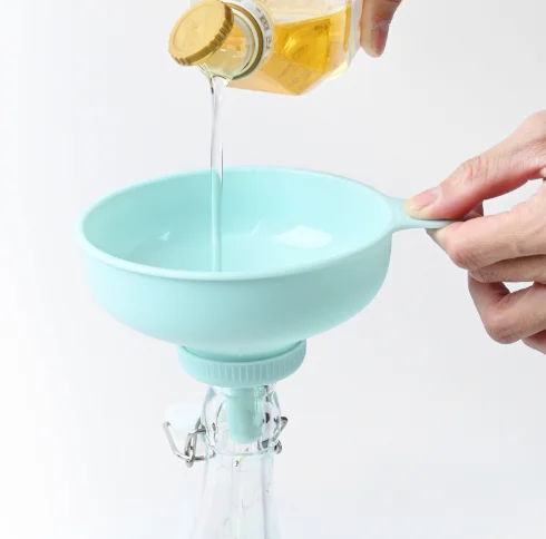 Wide Mouth Kitchen Funnel, Cooking Canning Funnel for Filling Wide and Regular Mason Jars, Spray Dropper Oil