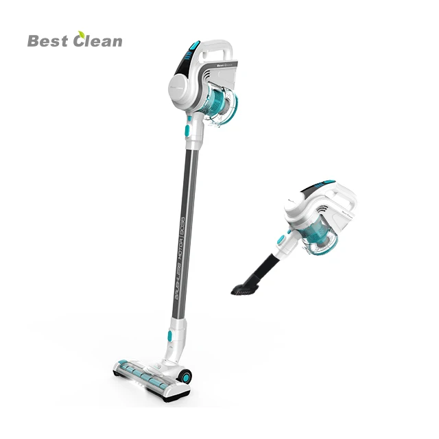 Best Clean Powerful Stick Vacuum Cleaner 2 in 1 Lightweight Handheld Vacuum With Rechargeable Lithium Battery LED Brush