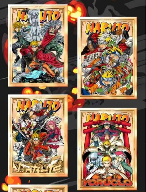 Wholesale NarutosNarutoes A6 Card Ninja Village War Anime characters Card Heritage Collection Card Toy Gifts
