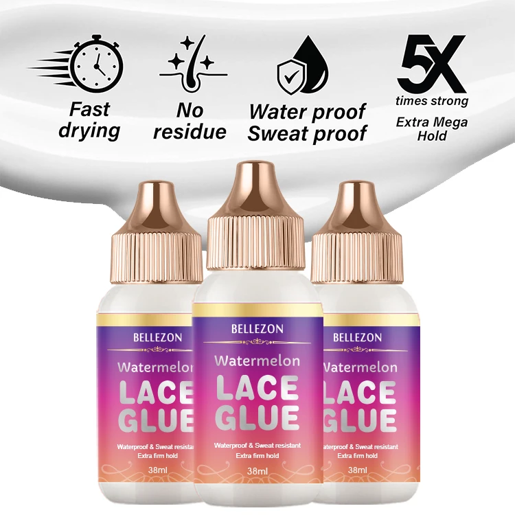 Watermelon Scented Invisible Transparent Lace Adhesive Glue Wig Hair Bond Glue