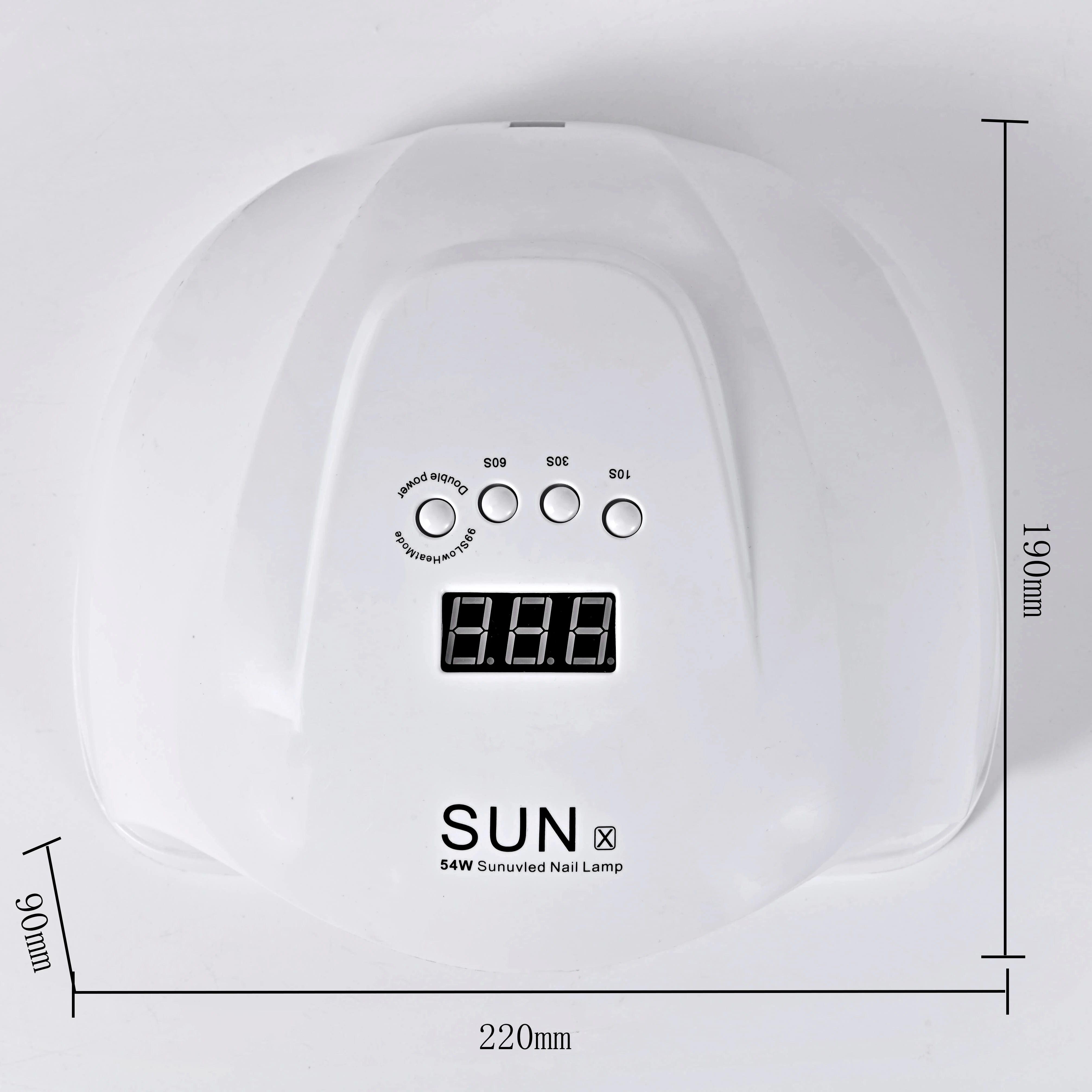SUN X 54W With both hands Nail Dryer LED uv nail lamp