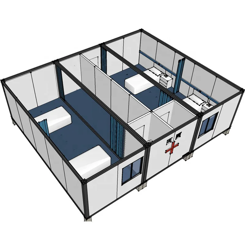 Плоский контейнер для дома, мобильная Больничная клиника, контейнер, дом Hysun