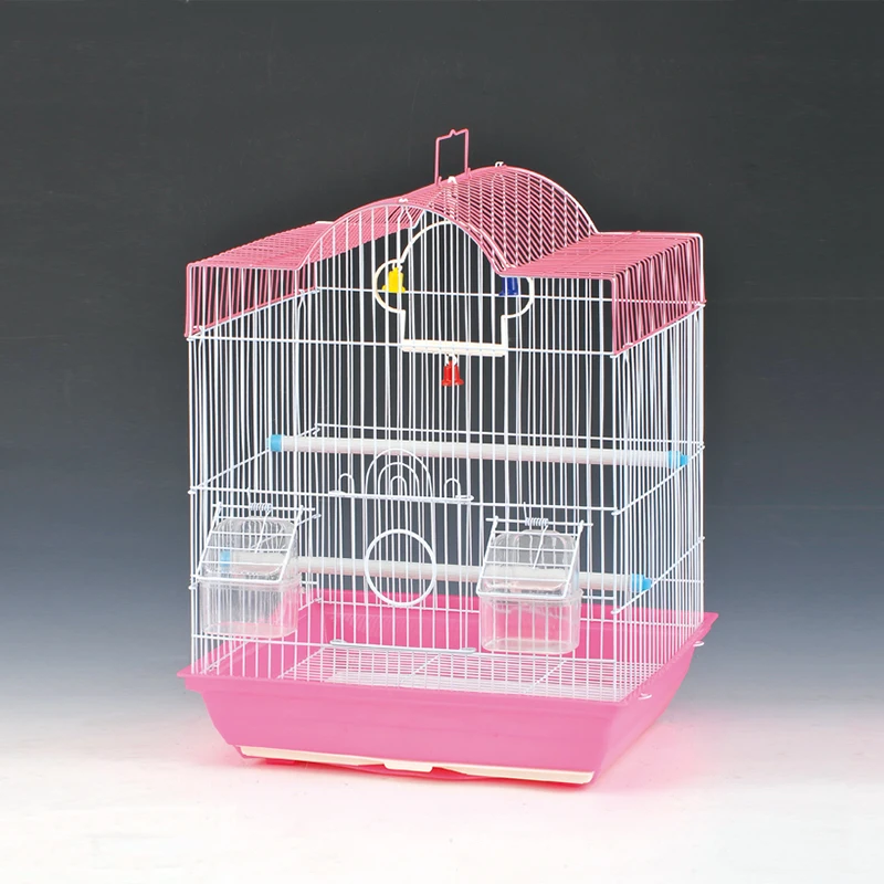 Wholesale Hot Sale Customized bamboo hair brass wedding big birdcage  souvenir outdoor Iron bird house