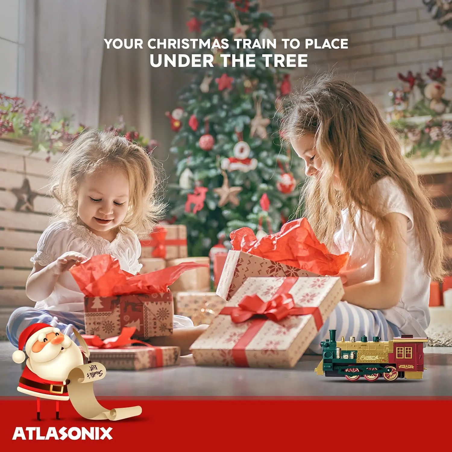 Festive & Party supplies Funny musical christmas electric train for sale HN832135