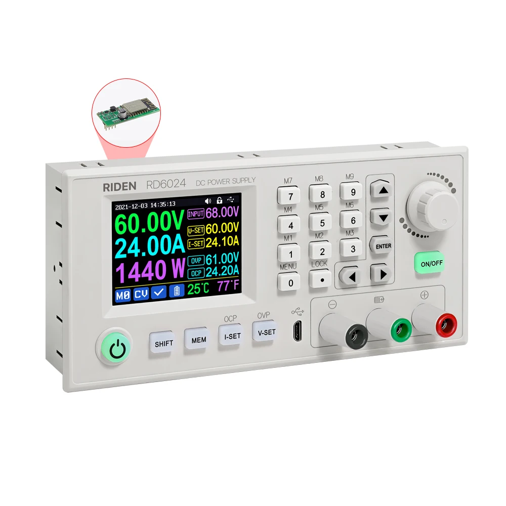 RD RD6024W USB wifi DC - DC Voltage current Step-down adjustable Power Supply module buck Voltage converter voltmeter 60V24A
