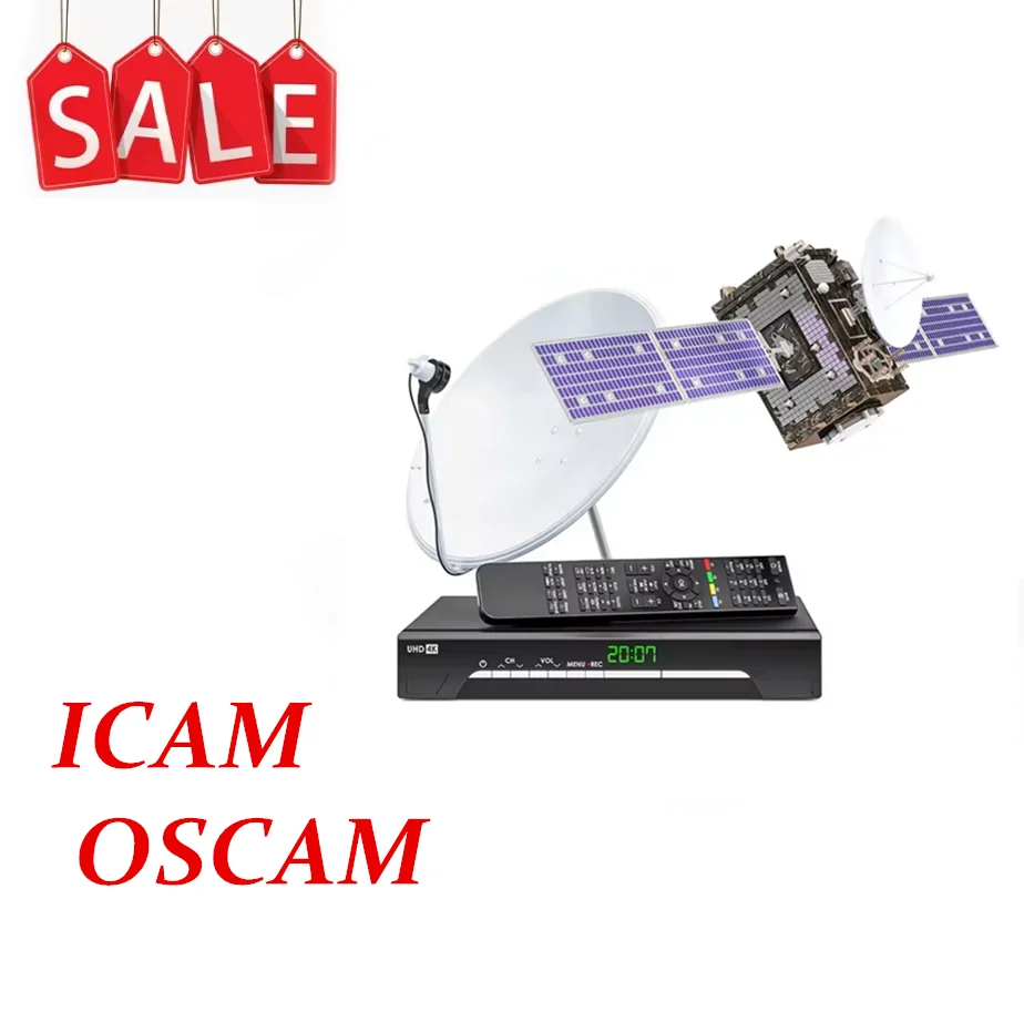 Icam Oscam Europa Linien превосходный Stabil линия Deutschland Sky De для Италии Румыния DVB S2 спутниковый ТВ-приемник