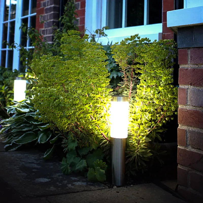 Solar  products outdoor waterproof solar bollard light for landscape path yard patio garden light