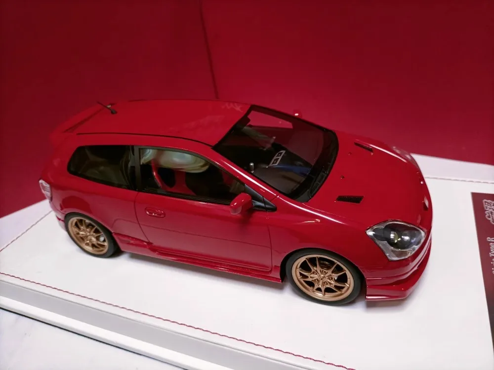 AMC 1:18 Unlimited Civic Coupe Model Mugen Civic Type R EP3 Red
