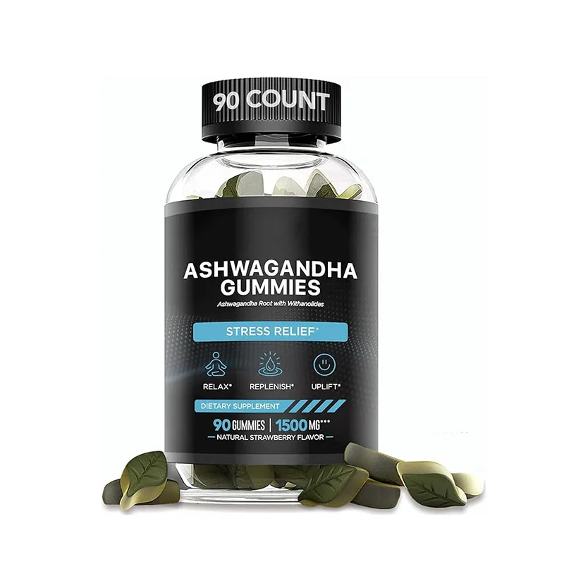 Factory Wholesale Vegan Vitamin Organic ashwagandha extract Ashwagandha Gummies