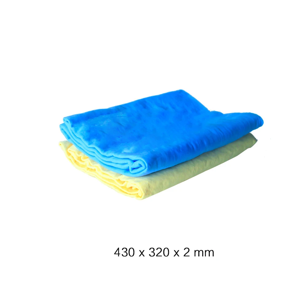 Wholesales Size 43*32 PVA Shammy Cloths Chamois Towels for Car Super Absorbent Car Drying