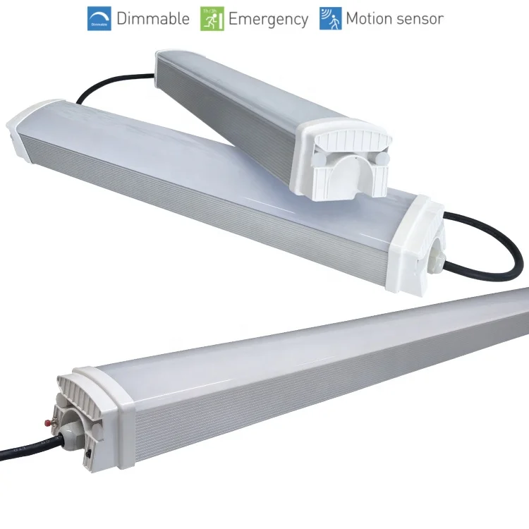 
T8 Tube Inside Led Tri-proof Light With 2ft 4ft 5ft Ip65 Waterproof Led Tir Proof Light Lamp Fixture linkable linear light 