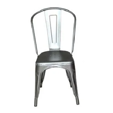 Hot sale dining room furniture distressed vintage style industrial metal dining chair/ tolixs metal cafe restaurant chair