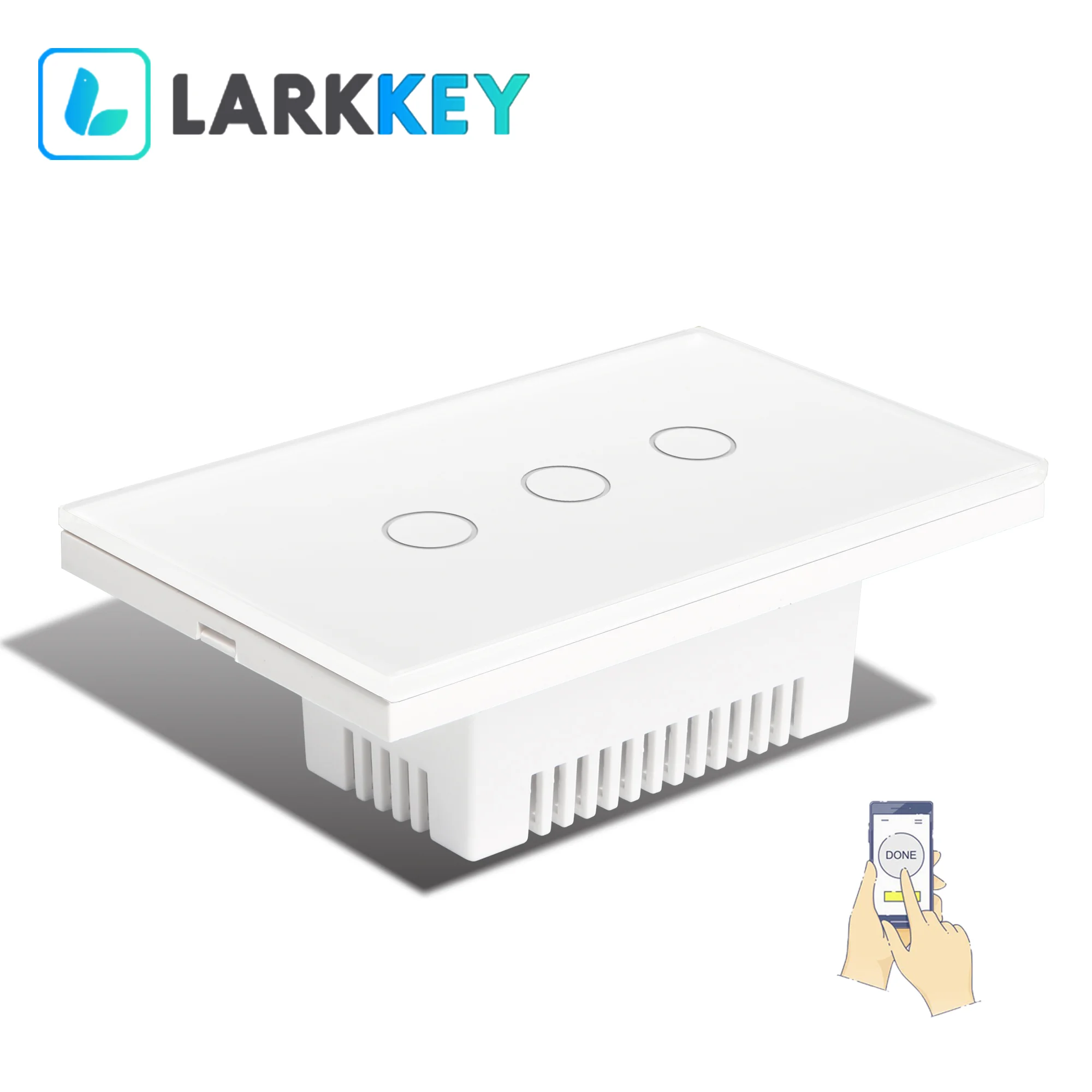 Умный выключатель Larkkey Zigbee, настенный выключатель стандарта США, управление освещением Zigbee 2021