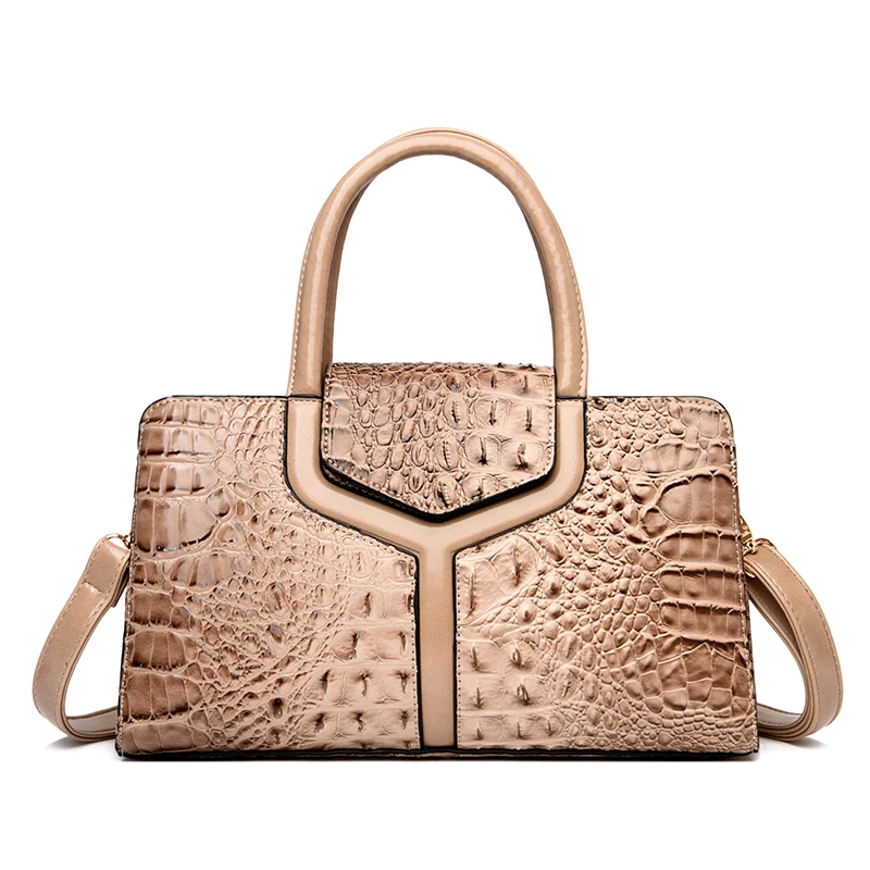 new luxury style crocodile handbag for woman designer pu leather crossbody handbags for women