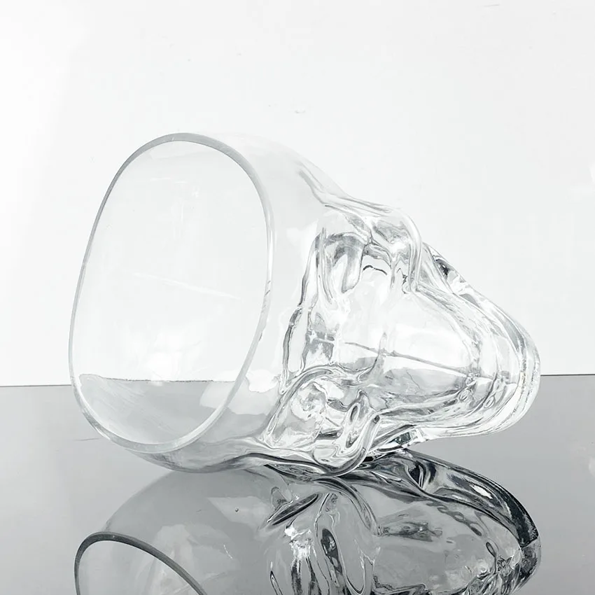 Manually Blown 750ml 1500ml Wine Champagne Glass cranium Shaped Ice Bucket