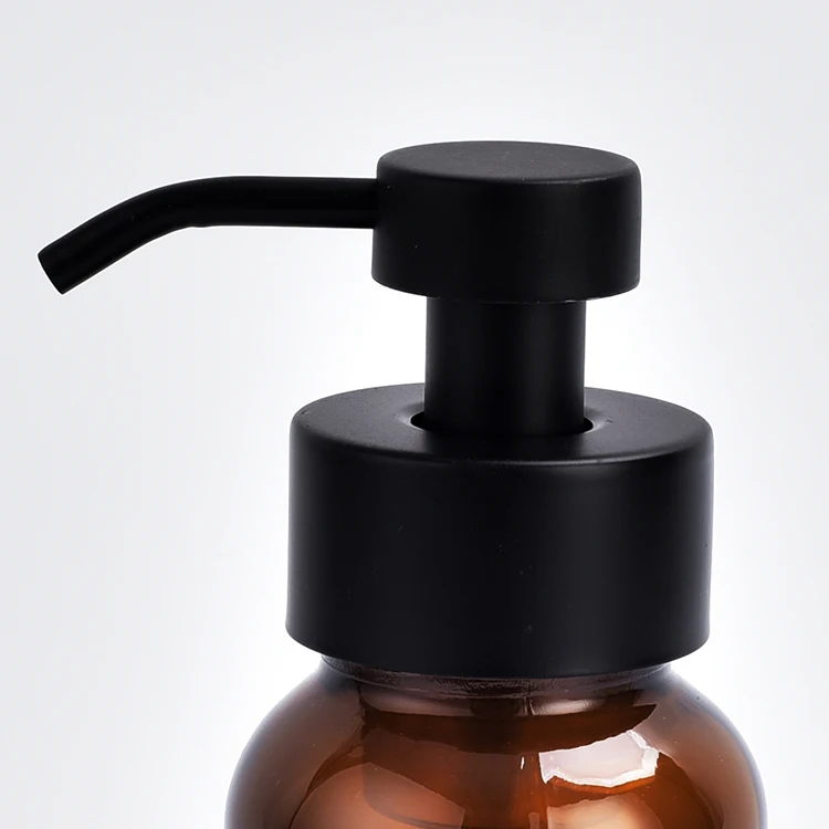 44/45 400 Matte Black 304 Stainless Steel Foaming Lotion Pump