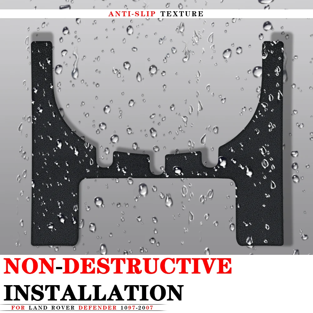 Автомобильные коврики с центральным консольным ковриком для Land Rover Defender стельки напольный коврик 300 tdi td5