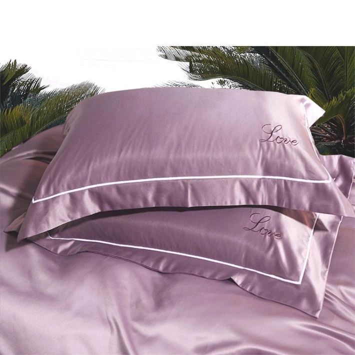 
 Роскошная наволочка Amazon 19 мм из 100% шелка тутового шелкопряда с вышивкой логотипом красивая шелковая наволочка  