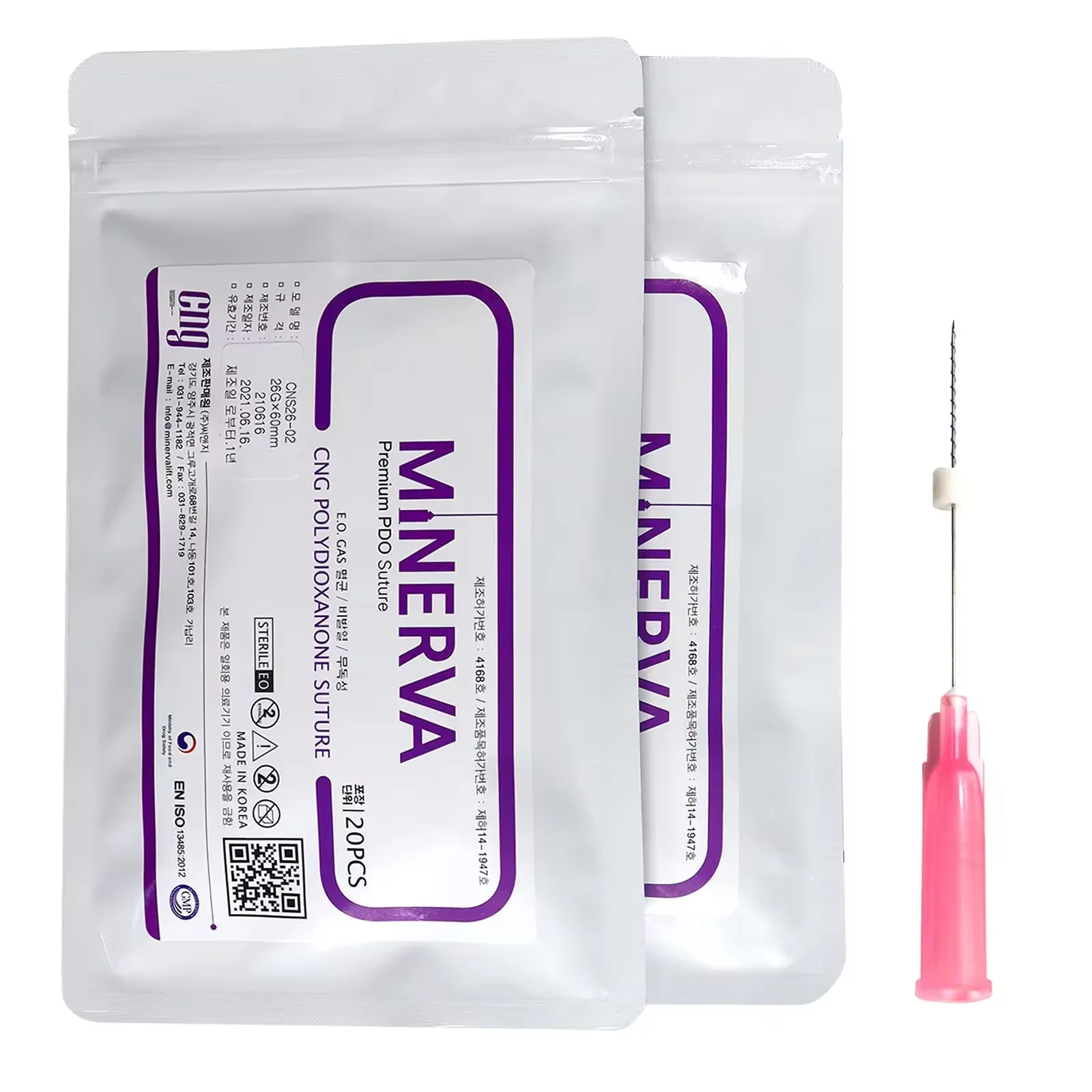 V линия подтяжки лица Корея PDO/PCL резьба абсорбируемая нить 4D cog 21 г * 60 мм cog 4d I тупая нить