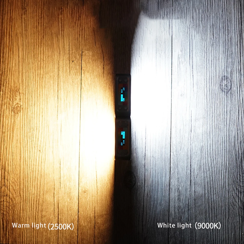 Mini portable RGB mobile camera shooting fill light live two-color fill light