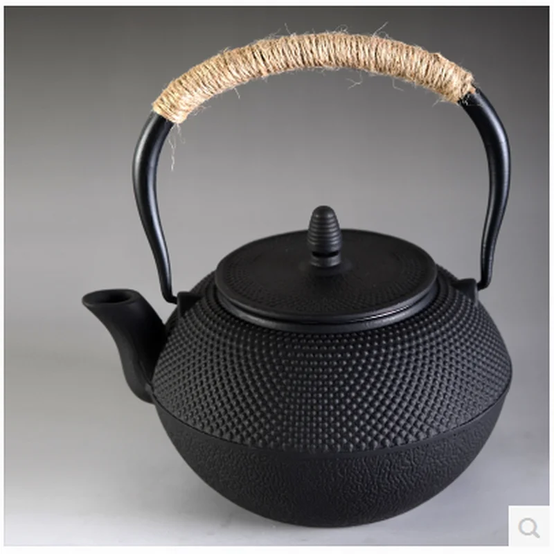 Vintage Process 0.6Lsmall Particle Matt Iron Tea Pot traditional Old Iron Pot In Southern Japan