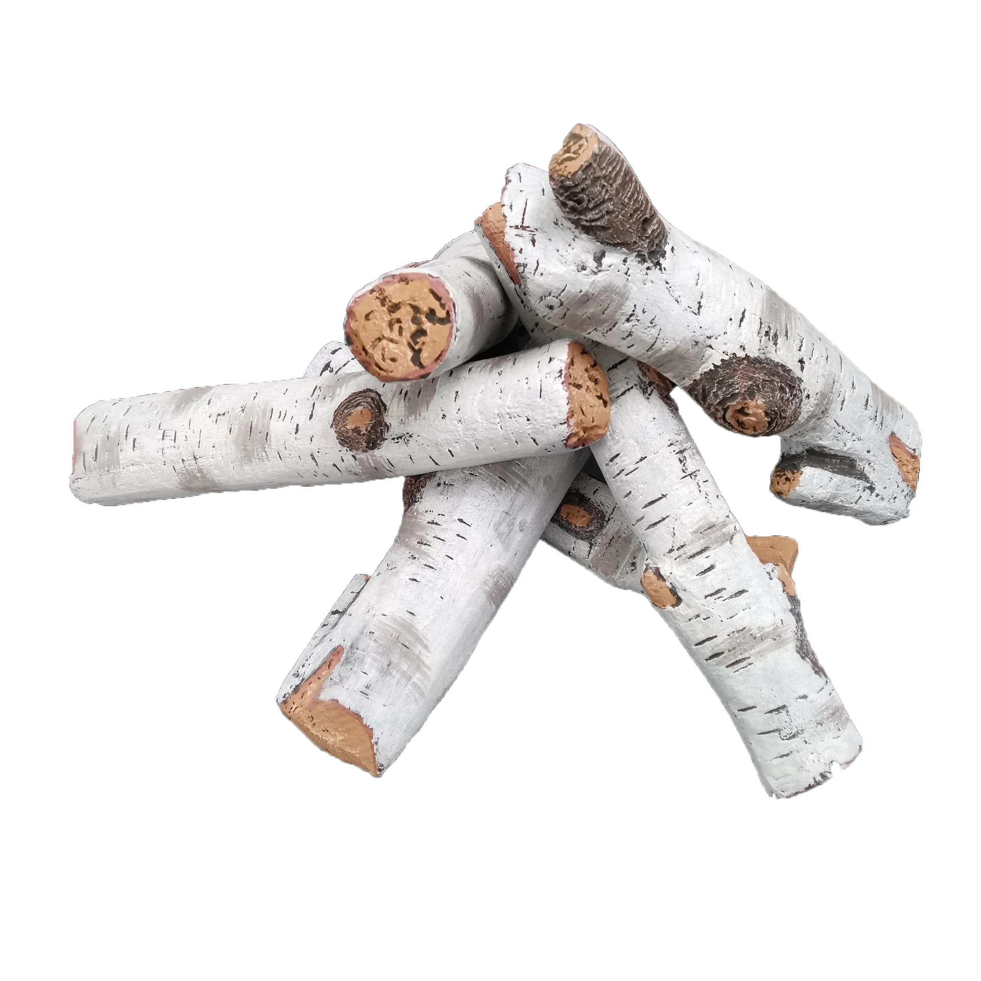 Factory Direct Sale Environmentally Friendly And Pollution Free Fireplace Birch Wood Logs