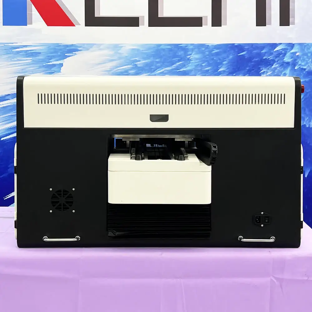 2021 RECAI New Automatic UV DTF Sticker Printer AB Film Printing Machine for Any Shape Objects with 2 DX8 Printheads for Epson