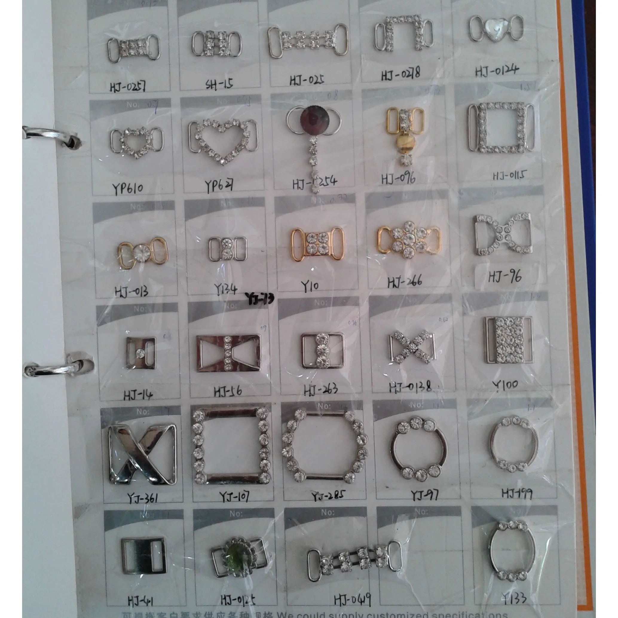 Underwear accessories zamak alloy accessories