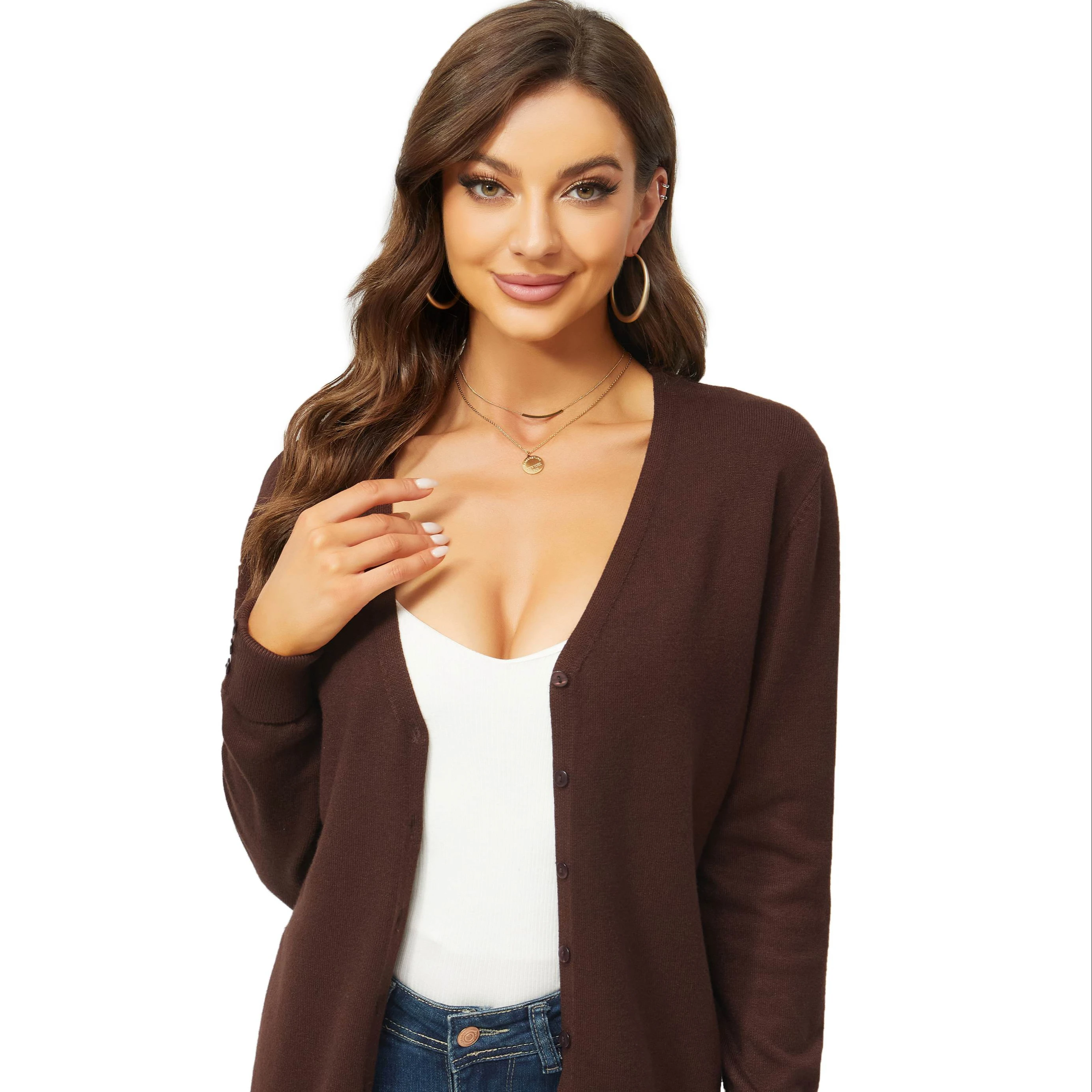 Custom Color Handmade  Oversized Cardigan Sweater Tops Womens Fashionable Free Size Cardigan Sweaters