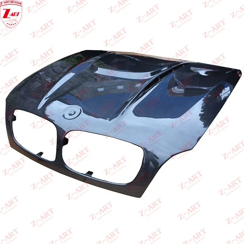 Z-ART 2008-2013 X5 X6 Carbon Engine Bonnet for BMW E71 X6 Carbon Fiber Engine Cover for BMW E70 X5 Carbon Fiber Engine Hood