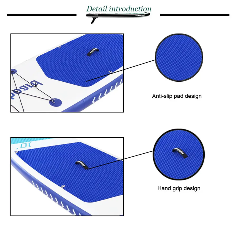 Professional Custom Design 120' Stand up sub Inflatable Paddle Board for Surfing Non-Slip and Wicking Sweat Water Occasion