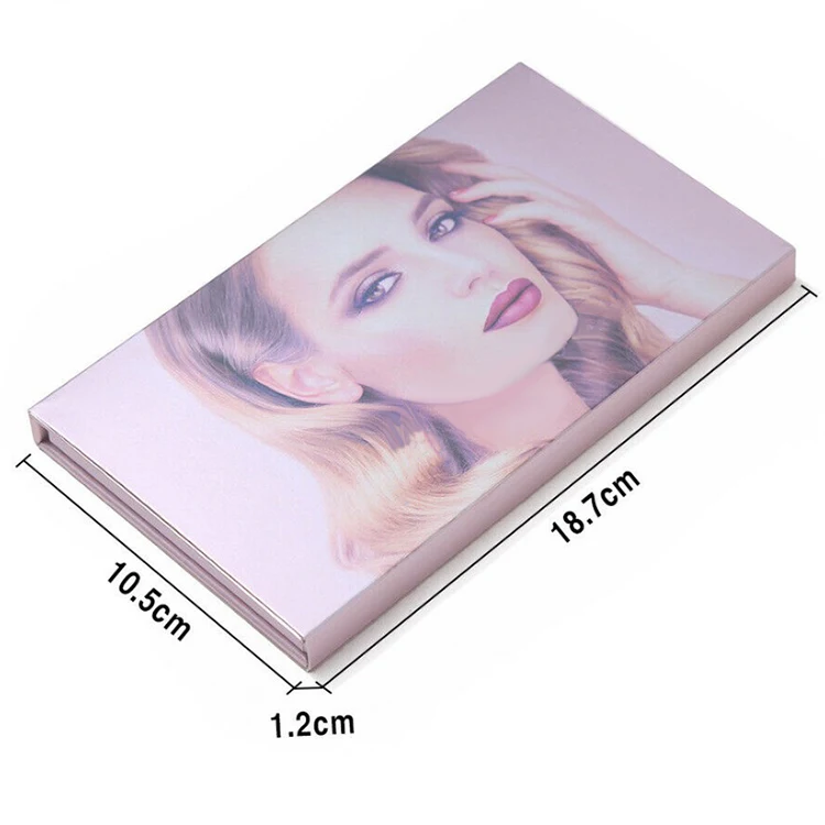 Customized Eco-friendly Cardboard Empty Eyeshadow Palette Paper Case Packaging Cosmetic Makeup Eyeshadow Packaging