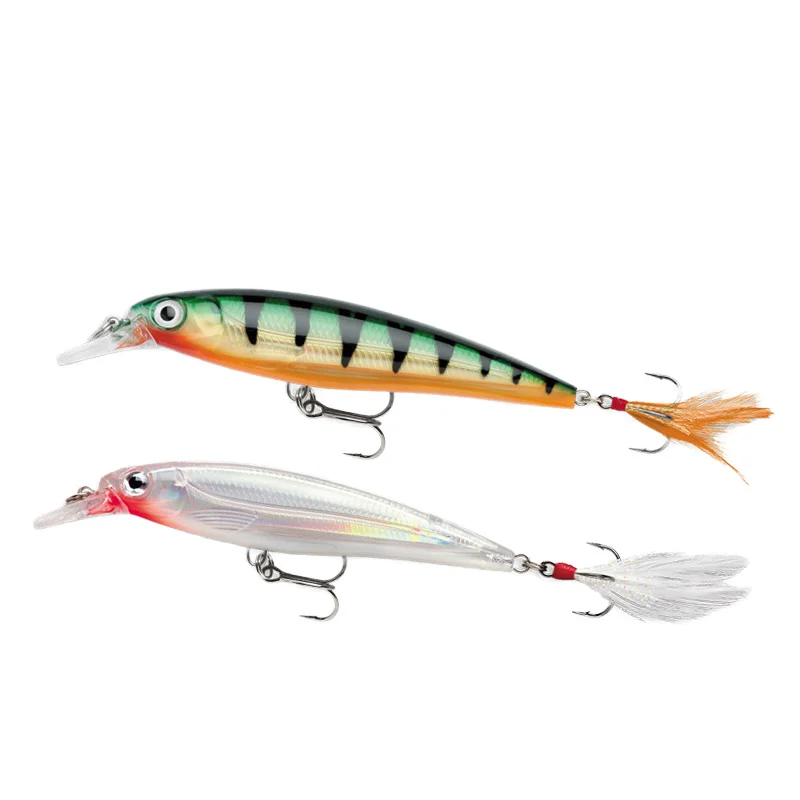 80mm 7g Floating Minnow Fishing Wobblers Isca Artificial Topwater Bait 9216 for Bass Trout Carp Fishing
