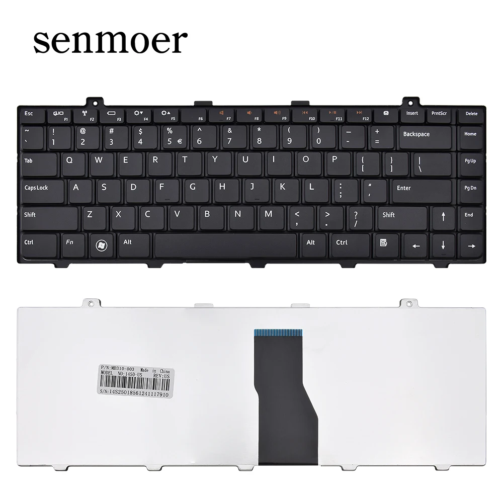 in stock wholesale laptop keyboard replacement Studio 1450 1457 1458 1569 Studio 15Z keyboard for laptop for DELL