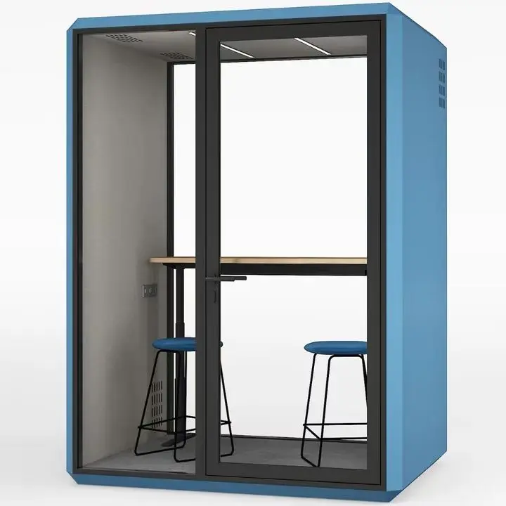 High-Performance Movable Portable Studio Office Pod Indoor Soundproof Telephone Call Pod Booth