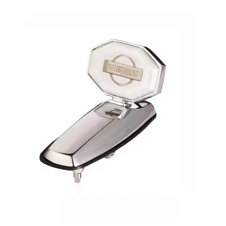 Suitable for Nissan Patrol Y60 front hood hood car logo wind vane with light Cloud Leopard YB2030 car