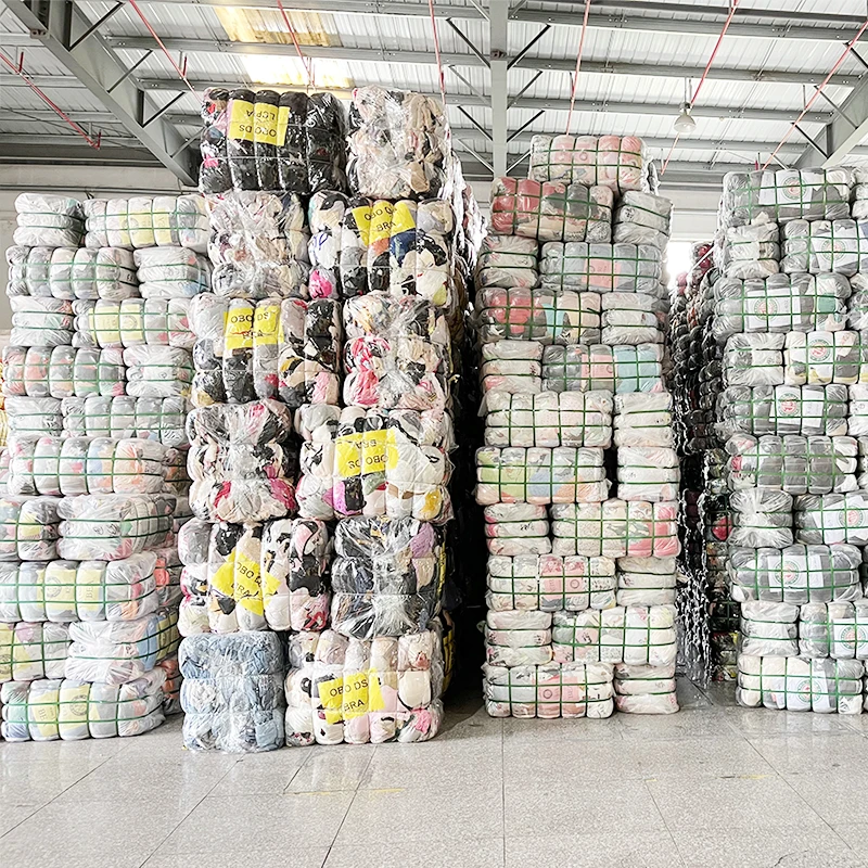 cheaper factory price used clothes mixed bales for men color gradient embossed denim jacket autumn thin coat