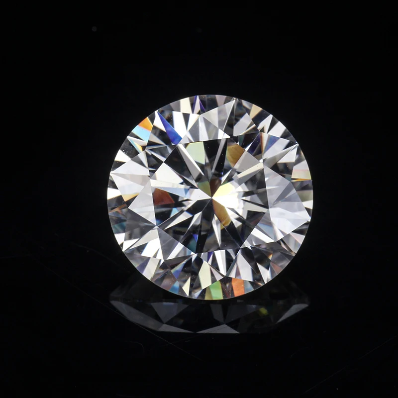 Завод starsgem оптовая продажа Муассанит DEF Круглый бриллиантовый ограненный драгоценный