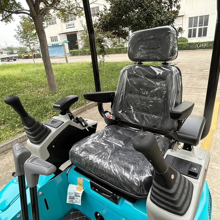 Factory Supply trail metal travel drive retro auger hydraulic coil back hoe loader 1.2 Ton mini excavator