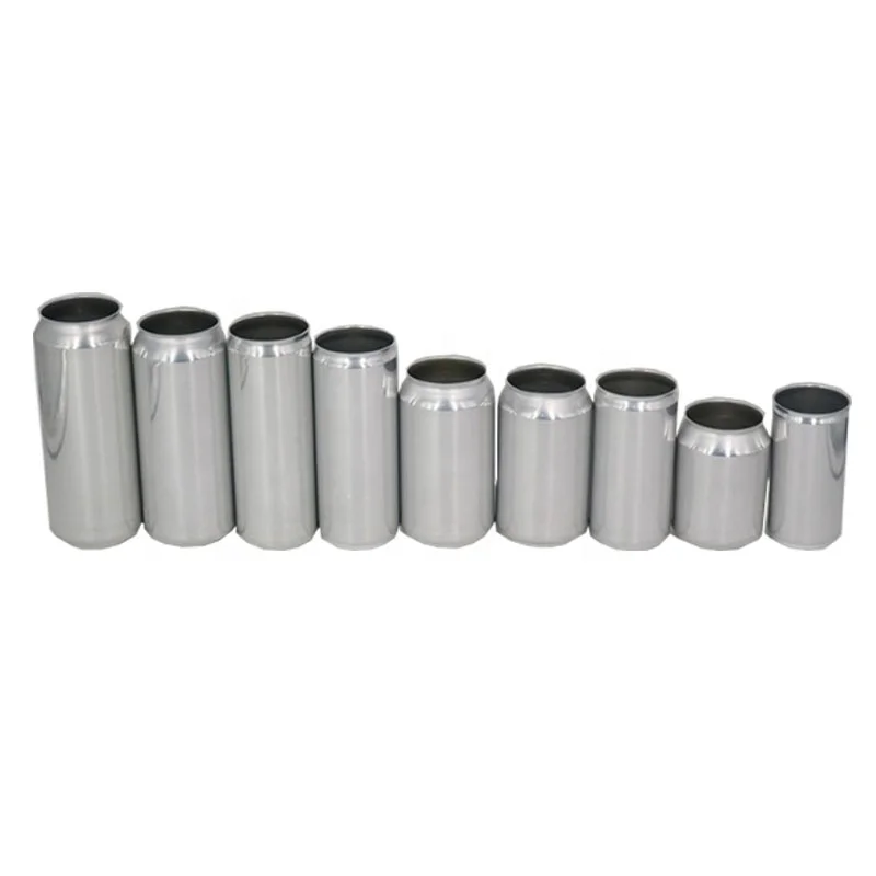 Aluminum Soda  Pop Can Different Size Sprite Sleek Cans Empty Aluminium Beverage Tin Cans