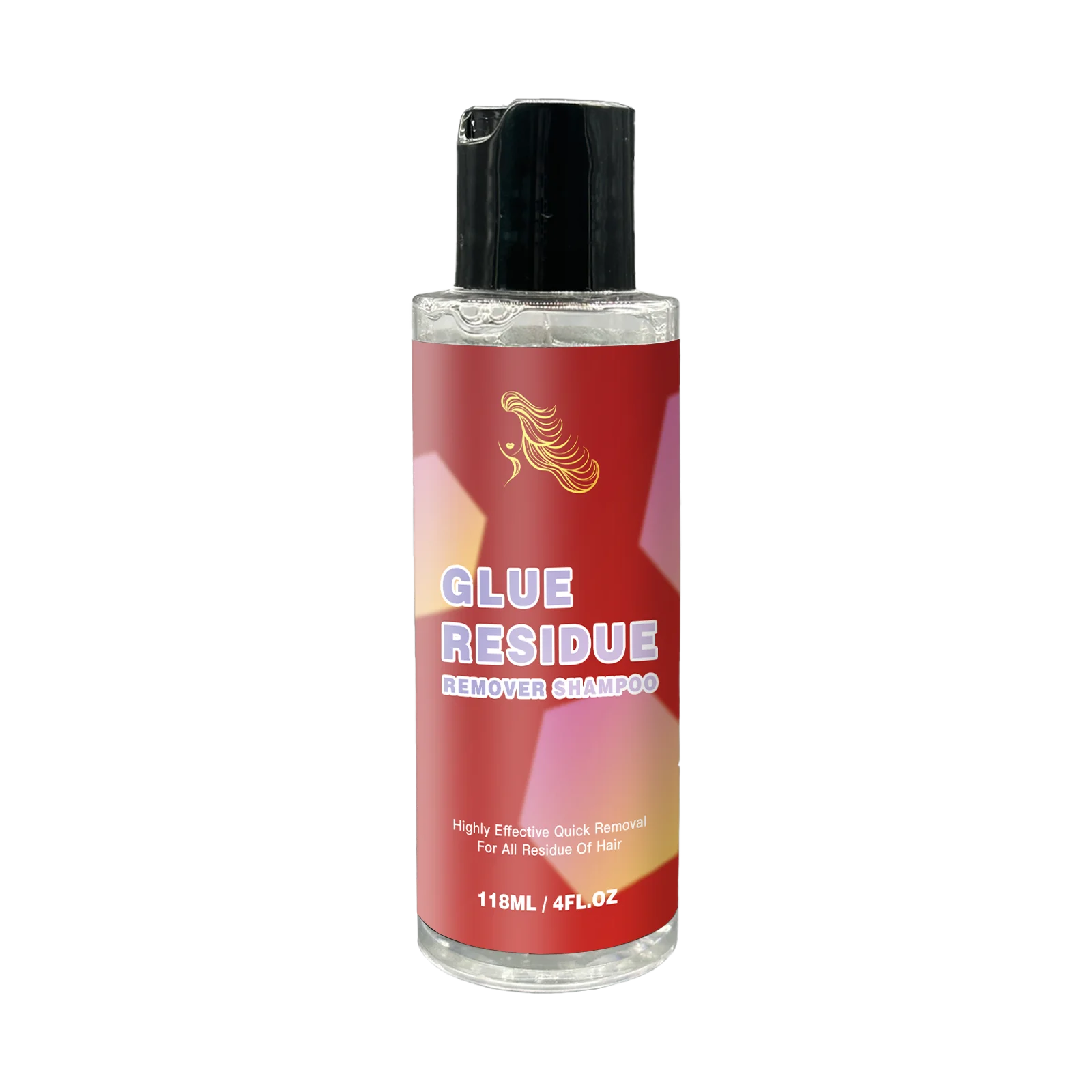 Private Label Soft Fast Cleansing Lace Glue Residue Remover Shampoo Hair Lace Glue Removal Shampoo