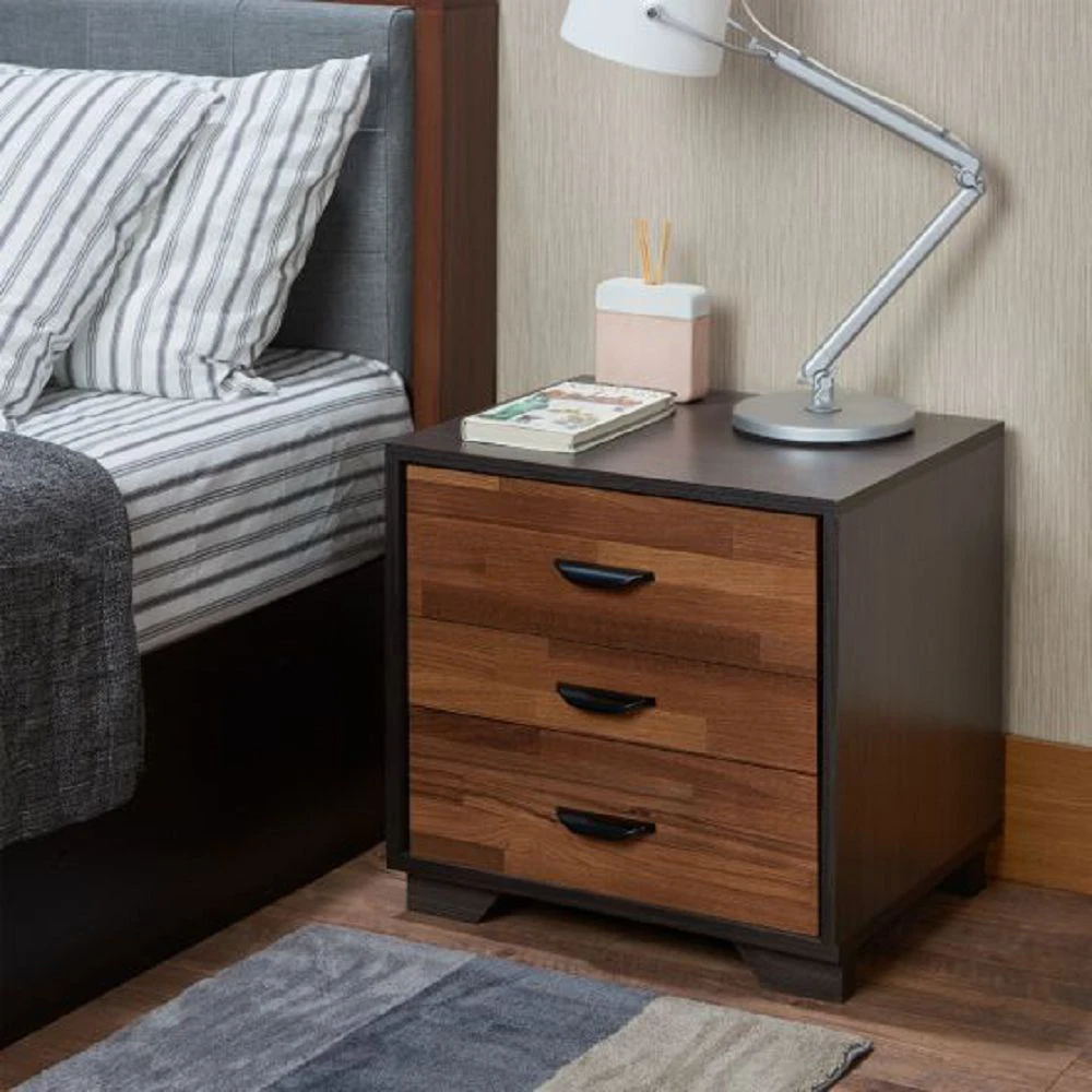 Simple Multi-Level Drawer Short Crus Wooden Storage Cabinet Bedroom Nightstand