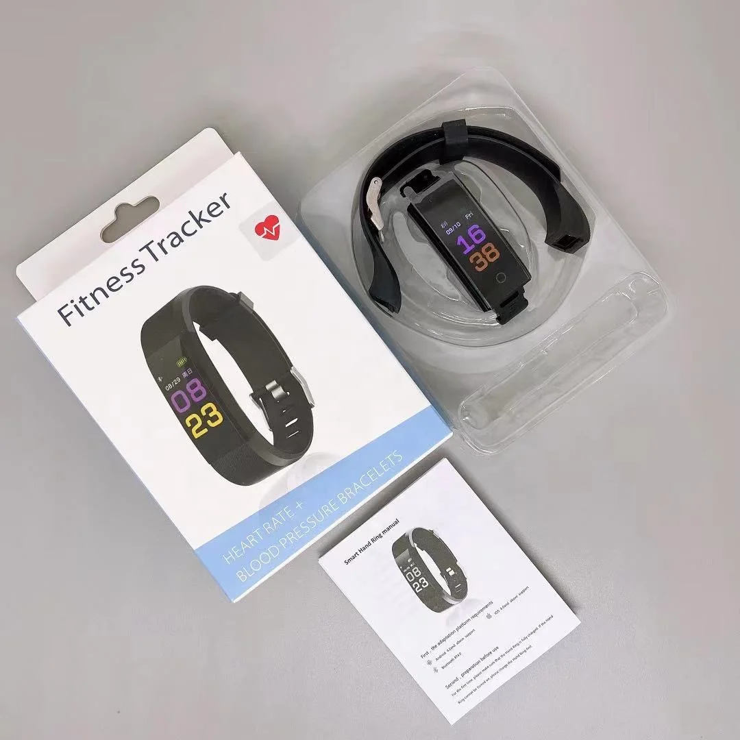 2020 Newest Update ID 115 pls Fitness wristband Smart Watch ODM/OEM Logo Print Smart Wristband 3D Pedometer yoho APP