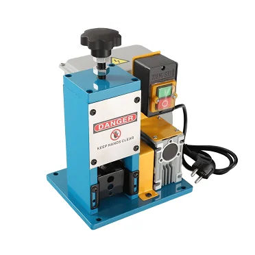 High speed home using small electric scrap copper cable stripping machine automatic scrap wire recycling stripper machine