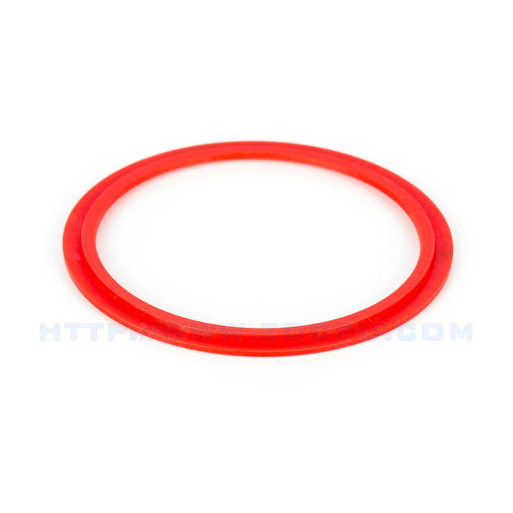 Customize oil resistant vulcanized red thin silicone rubber washers spacer