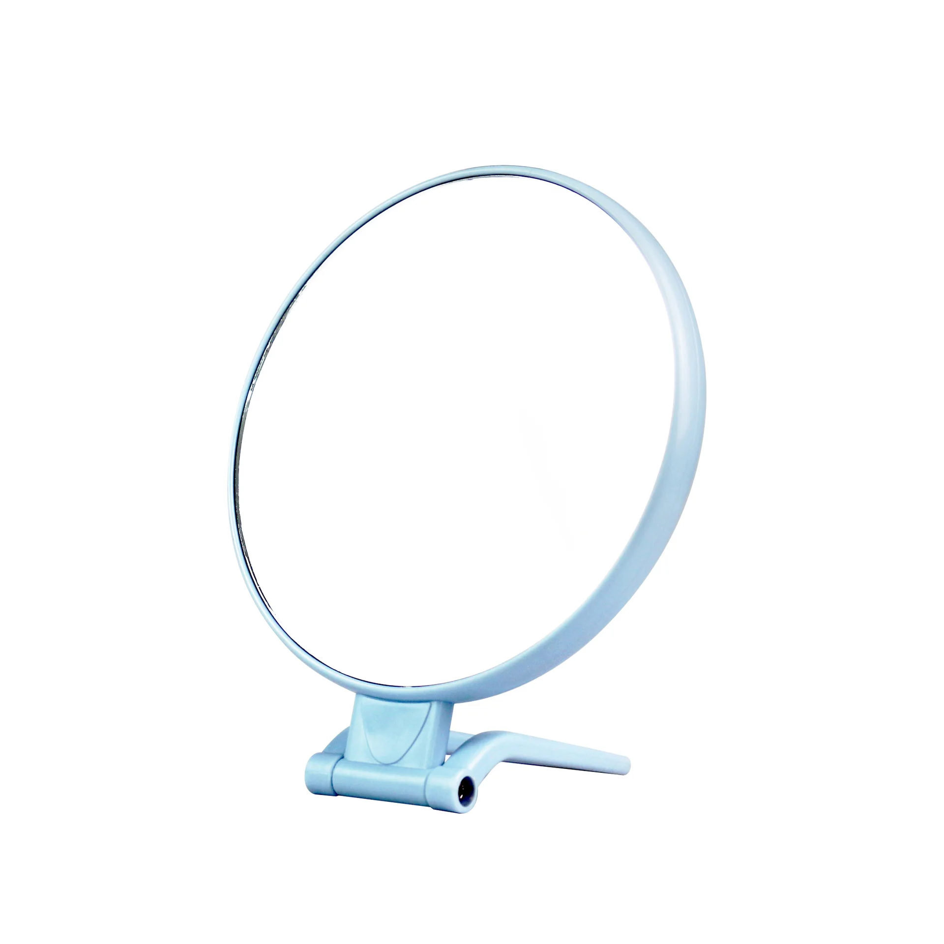 private label frame enlarged folding double-sided  Cosmetic Hand Held Makeup Mirror With Handle