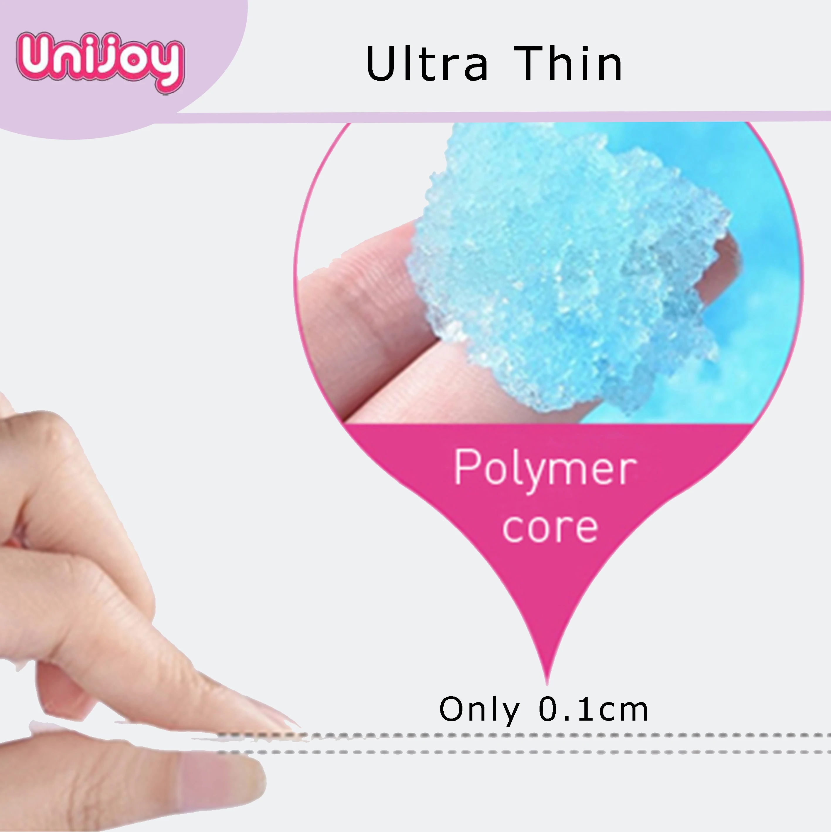 Unijoy high quality best Lady Sanitary Pad Disposable Cotton Napkin