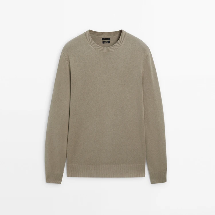 100% cashmere for man high-quality round neck sweater man cashmere