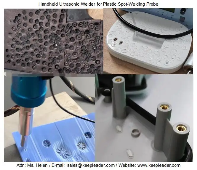 Handheld Ultrasonic Welder for Plastic Spot Welding Probe